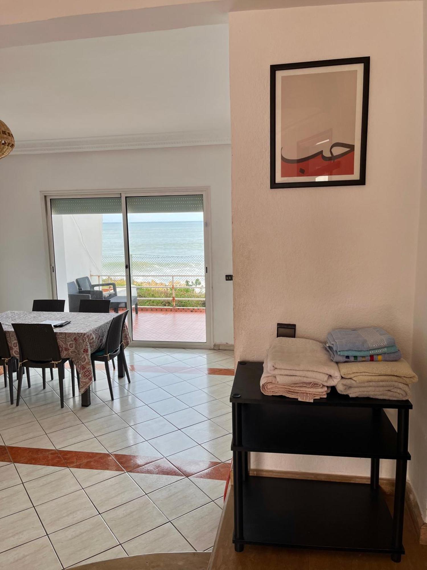 Splendid Beachfront Villa In Sidi Bouzid Beach With Pool Douar Ourlali 외부 사진