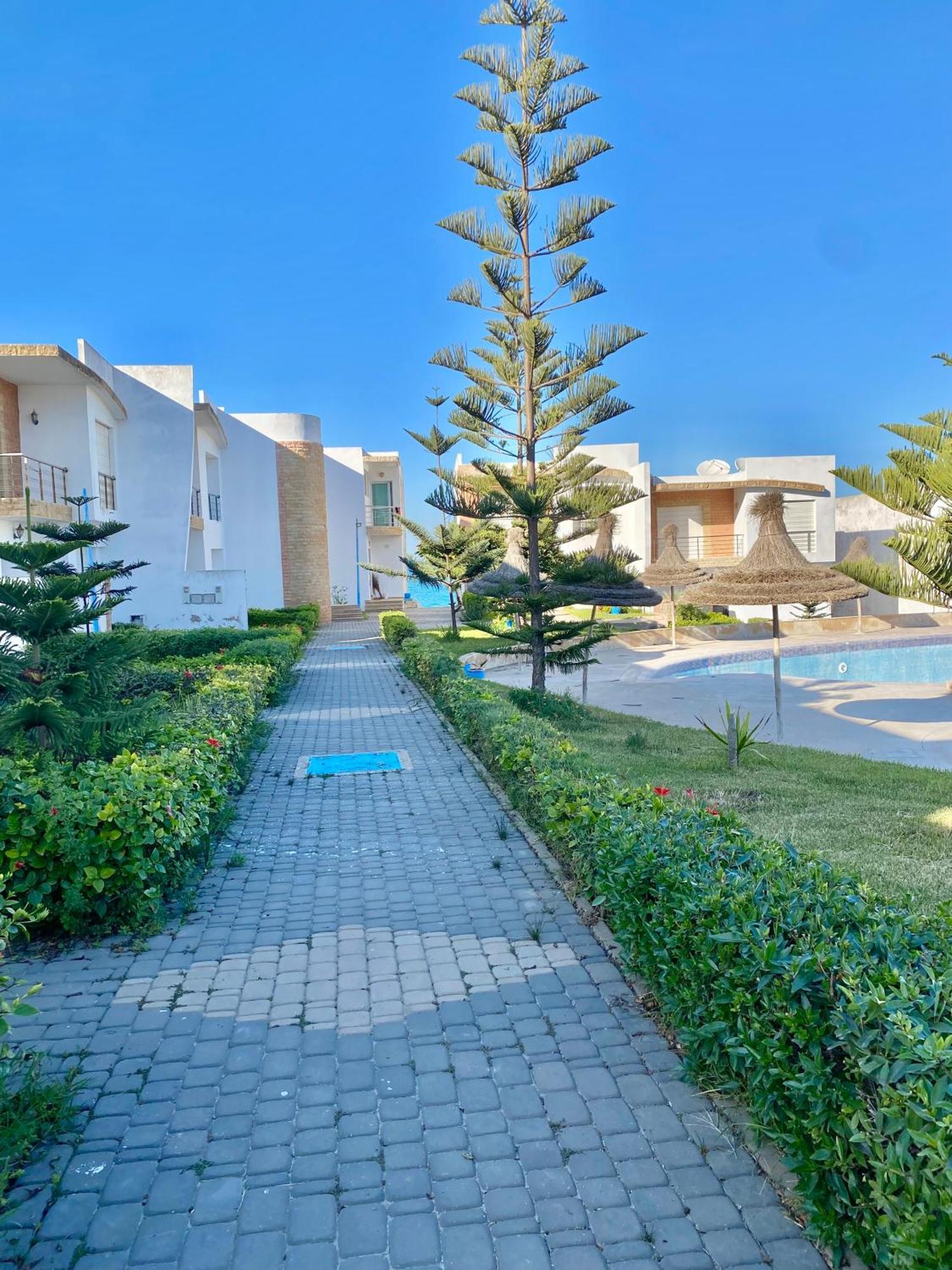 Splendid Beachfront Villa In Sidi Bouzid Beach With Pool Douar Ourlali 외부 사진