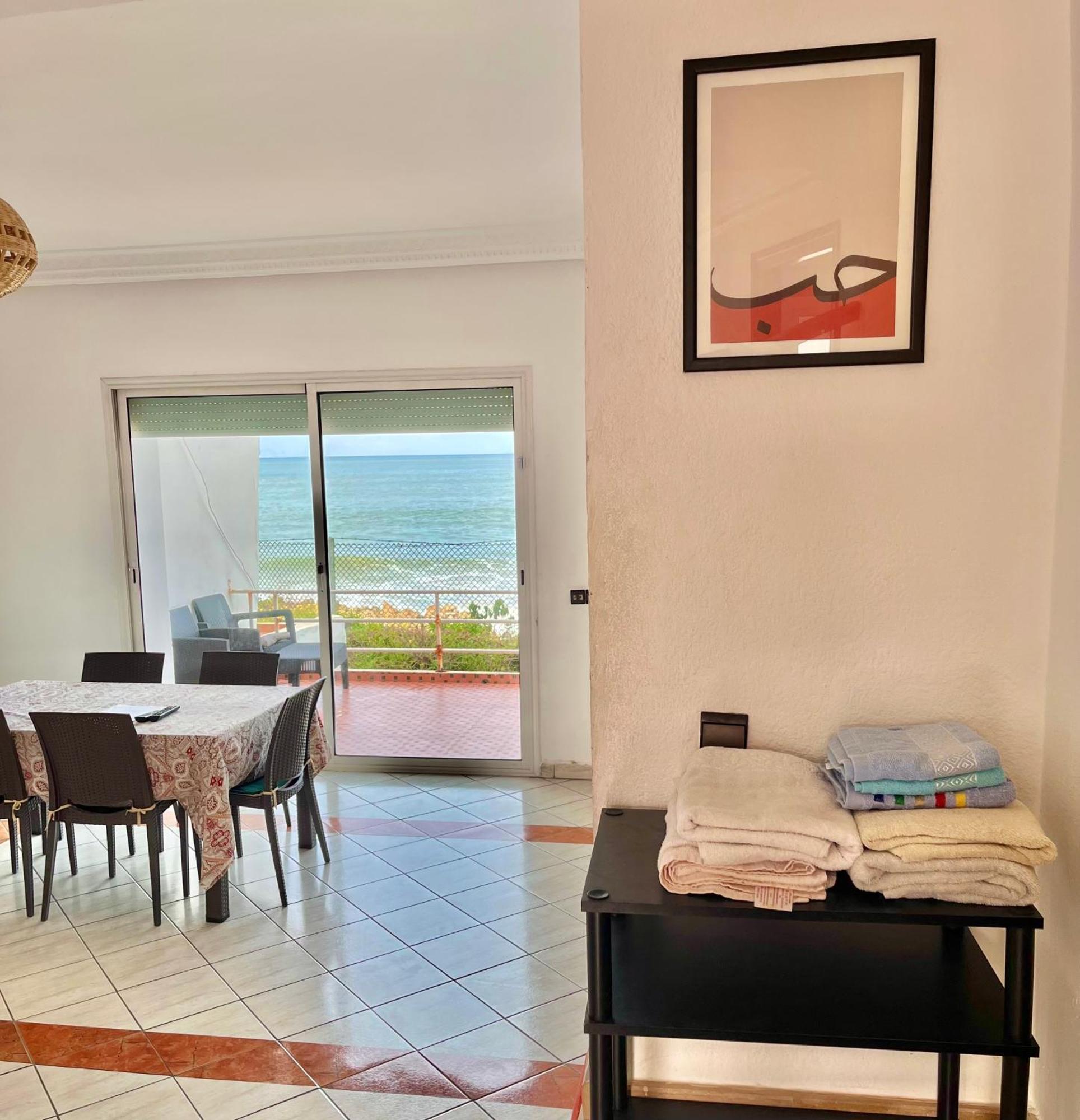 Splendid Beachfront Villa In Sidi Bouzid Beach With Pool Douar Ourlali 외부 사진
