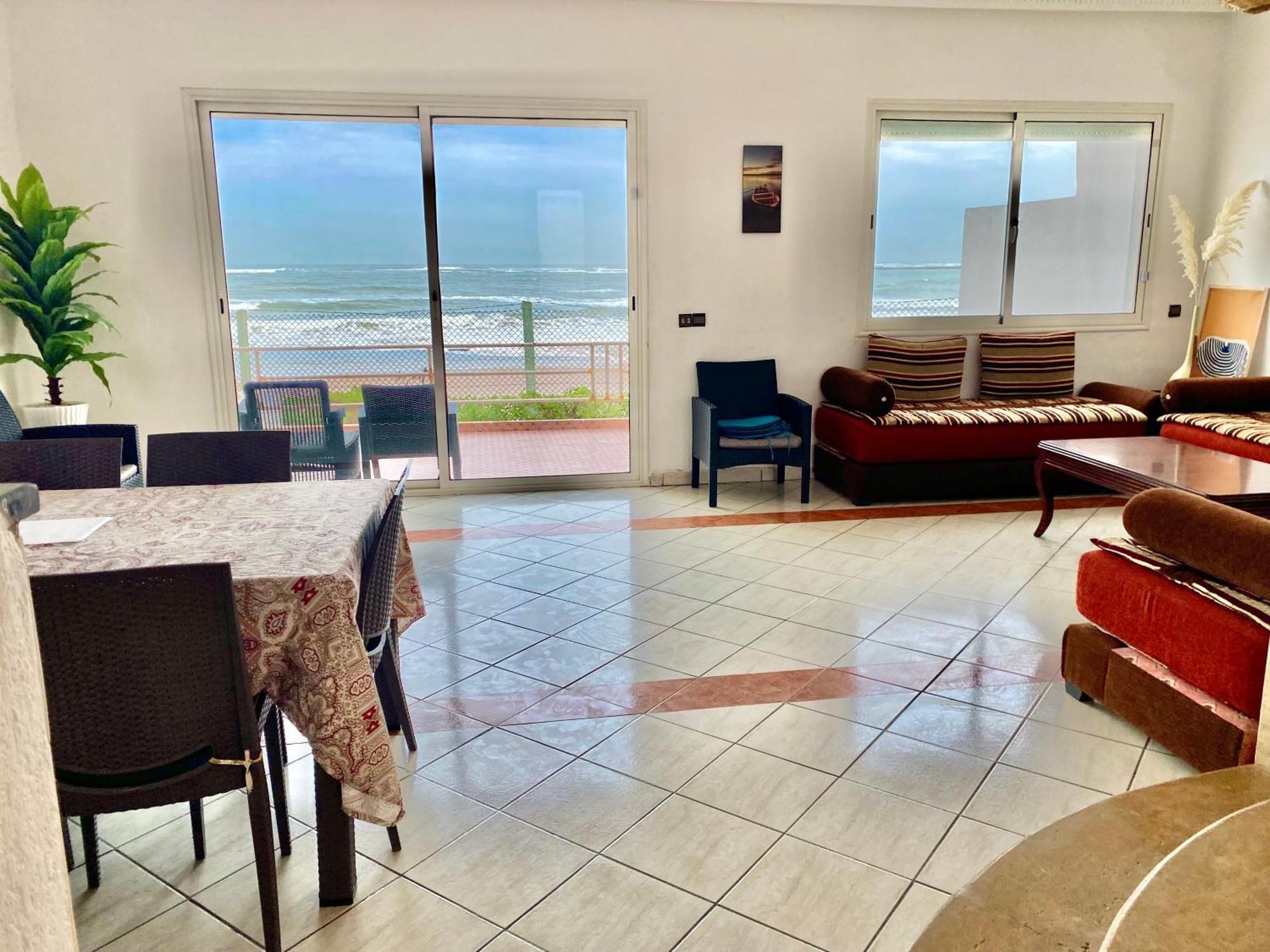 Splendid Beachfront Villa In Sidi Bouzid Beach With Pool Douar Ourlali 외부 사진