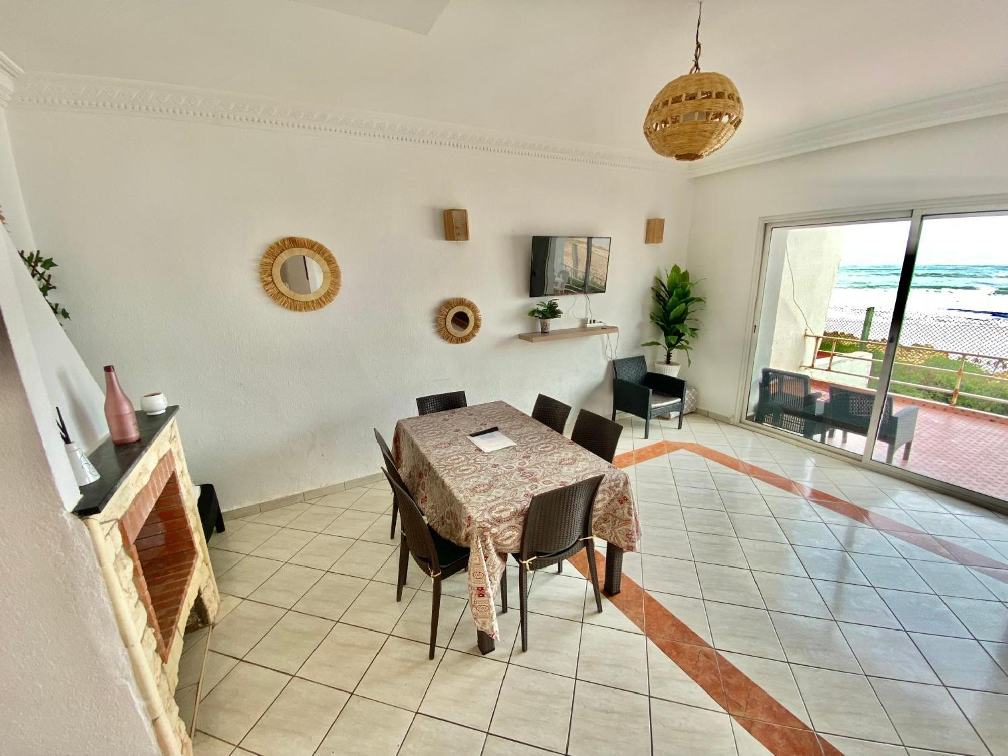 Splendid Beachfront Villa In Sidi Bouzid Beach With Pool Douar Ourlali 외부 사진