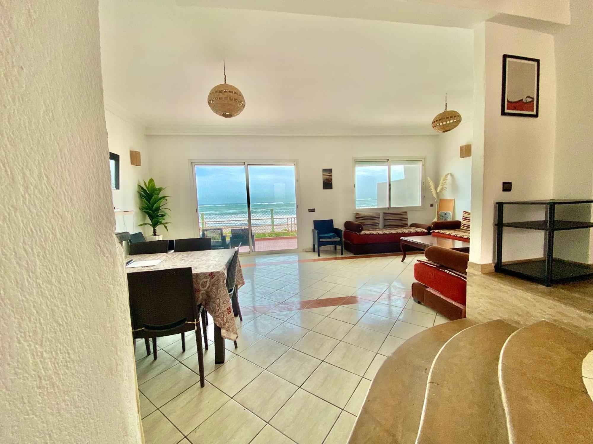 Splendid Beachfront Villa In Sidi Bouzid Beach With Pool Douar Ourlali 외부 사진